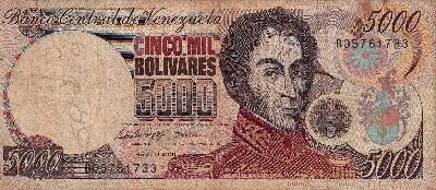 Beschrijving voorzijde: S.BOLIVAR